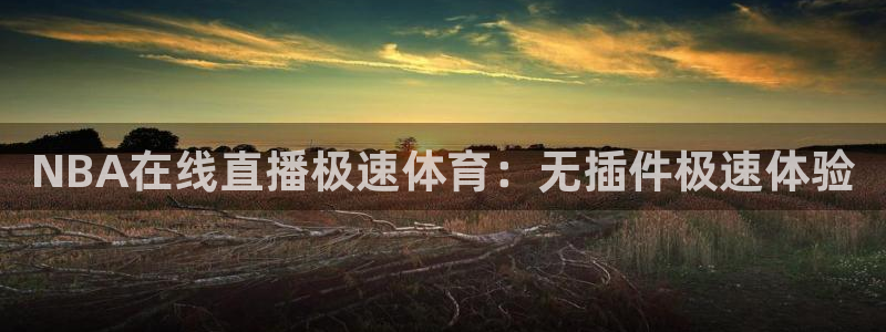 NBA在线直播极速体育：无插件极速体验
